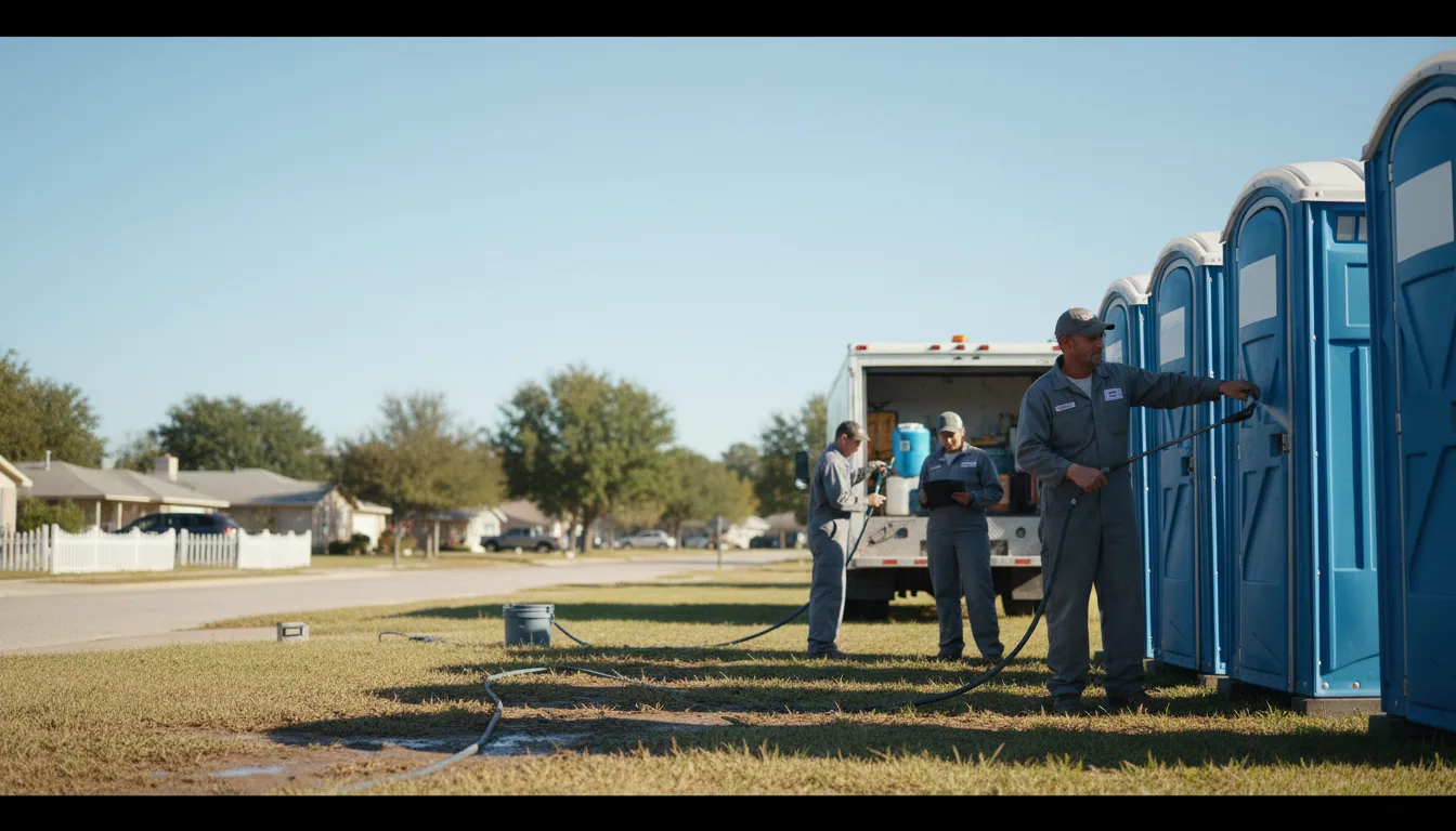 Long-Term Portable Toilet Rental in Haleyville, AL near me